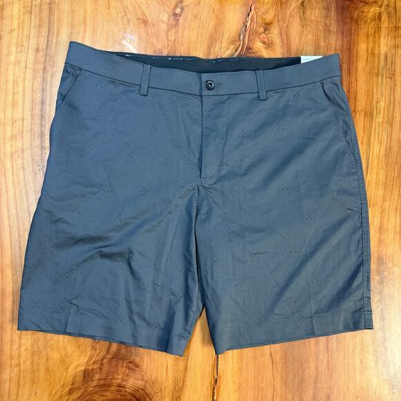 NEW Nike Dri Fit UV Men's Shorts 42 DA2892 Cotton Golf Club Printed Flat JJ11 - Picture 1 of 6